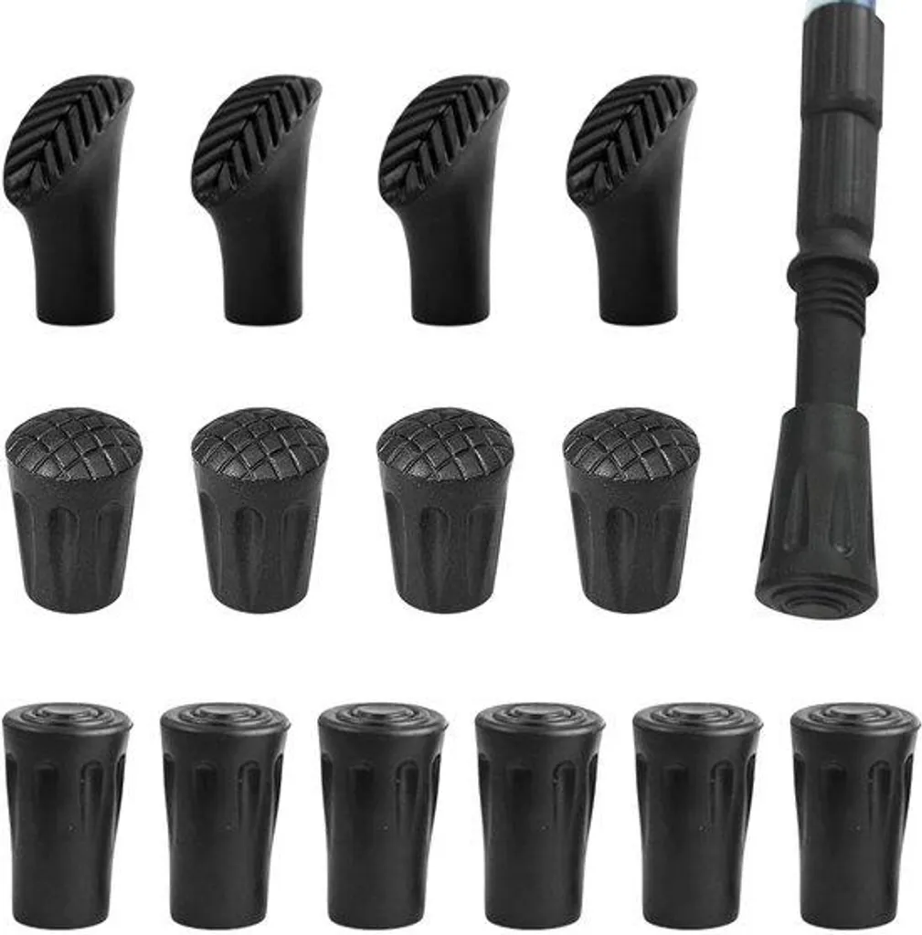 Embouts de rechange pour bâtons de marche - Protection sol et asphalte