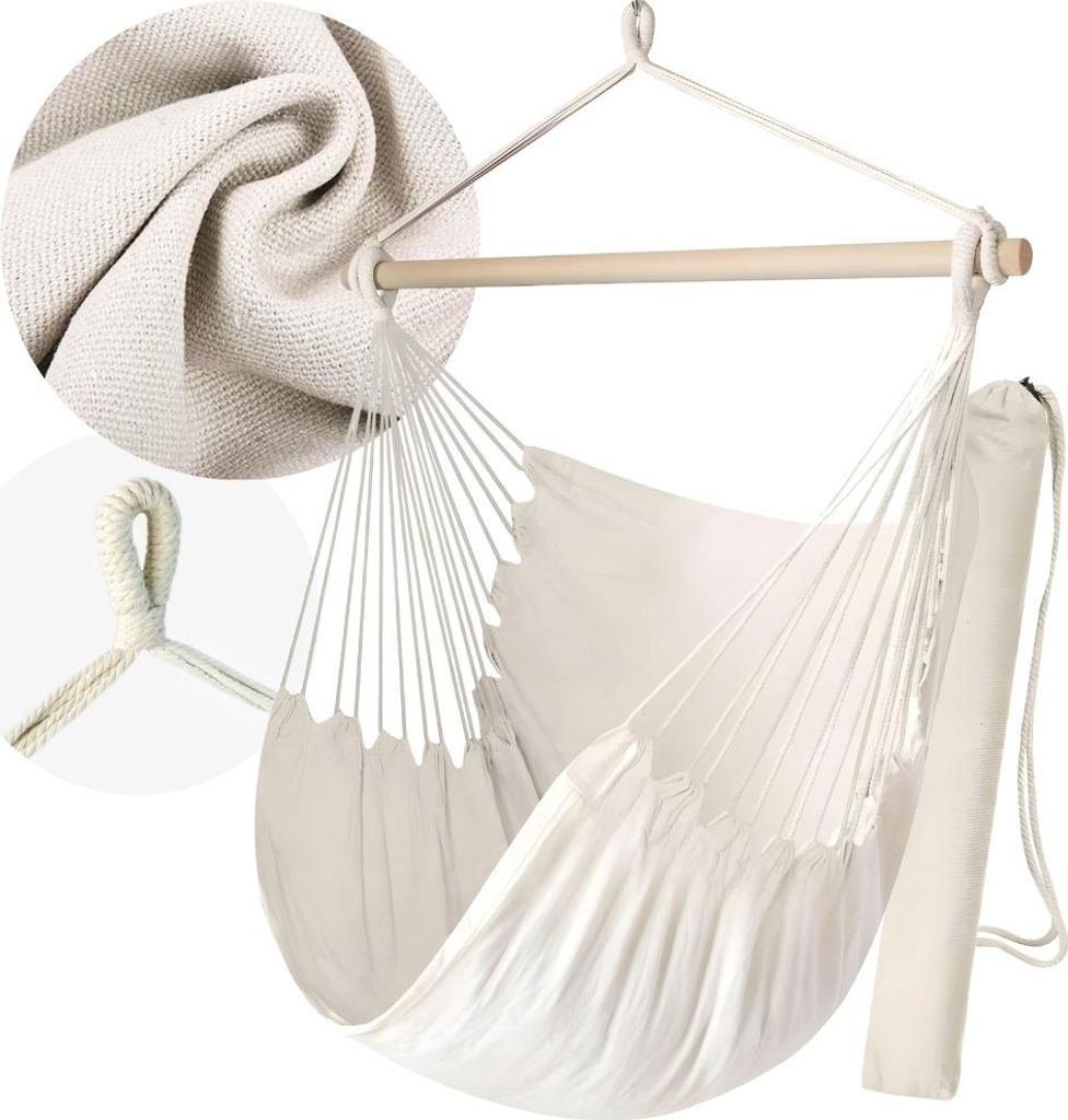 GoGarden Vatertags-Hängegarten-Schaukelstuhl Cocoon Brazilian Swing Chair