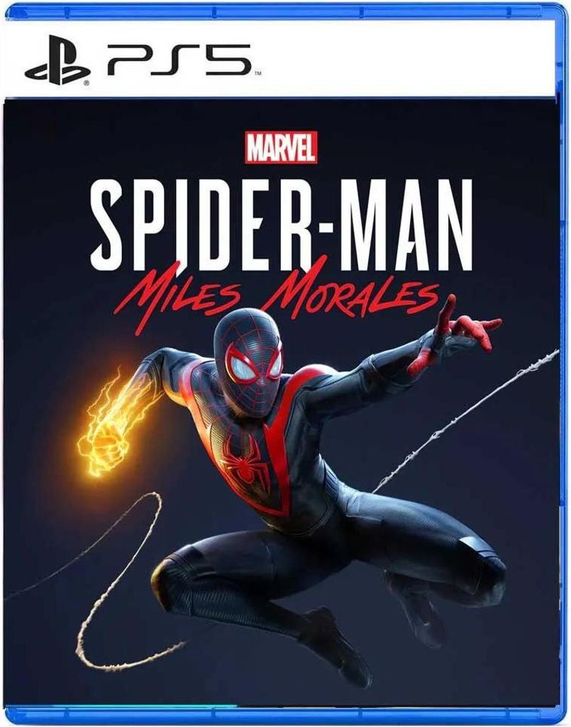 The cover art for the video game Marvel's Spider-Man: Miles Morales for PlayStation 5.