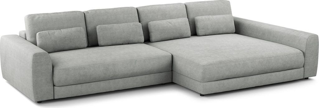 ECKSOFA mit XXL-Longchair
