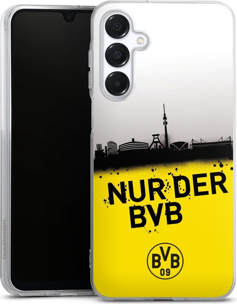 DeinDesign Handyhülle für Samsung Galaxy A16 5G Silikon Hülle Case Smartphone Schutzhülle BVB Borussia Dortmund Statement