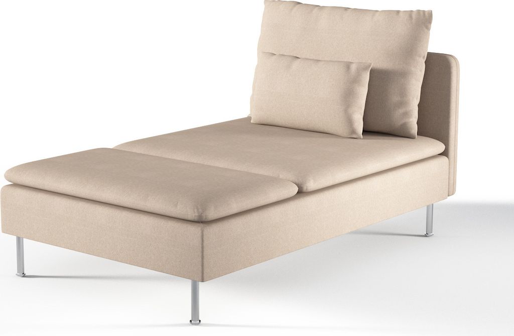 Dekoria Bezug für Söderhamn Recamiere, beige-grau, Bezug Produktbild 