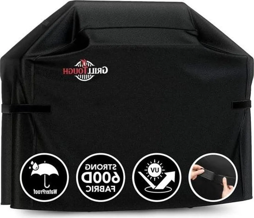Housse de Barbecue Anti-UV et Waterproof 137 cm avec Sangles Réglables