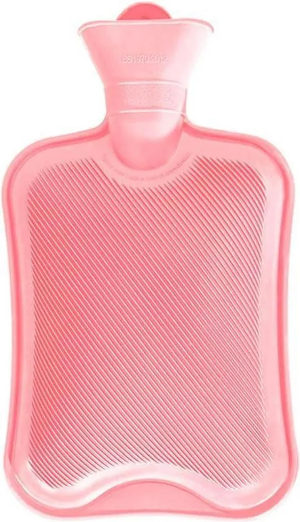 Bouillotte caoutchouc 2L rose pour soulager les tensions musculaires