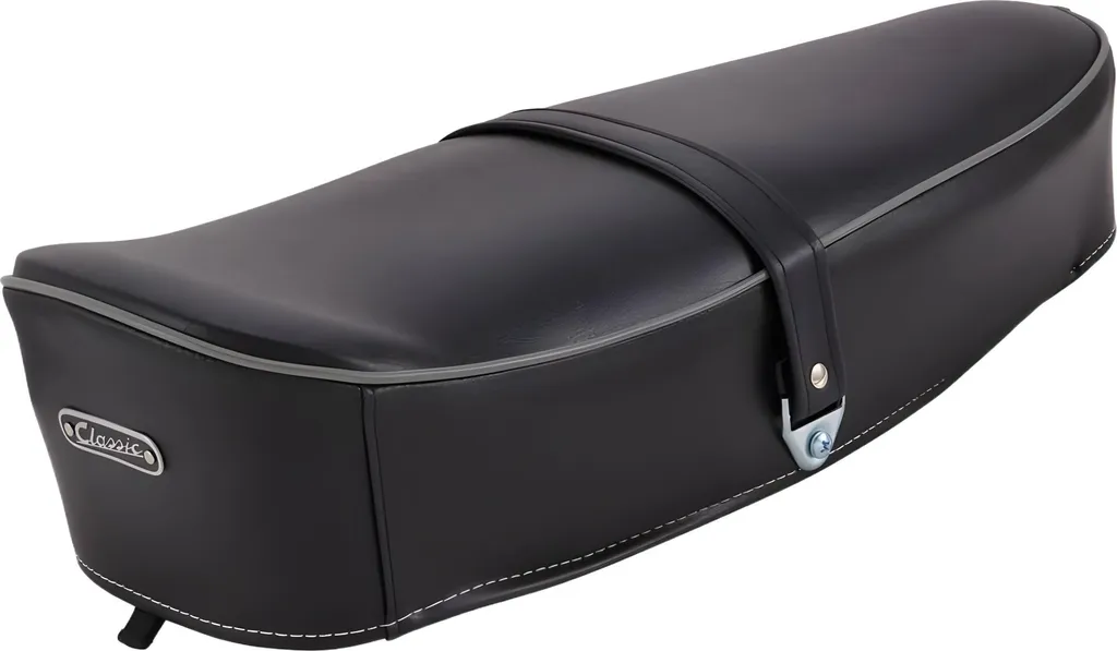 Selle confort SIP Classic pour Vespa ET3 - Revêtement cuir synthétique