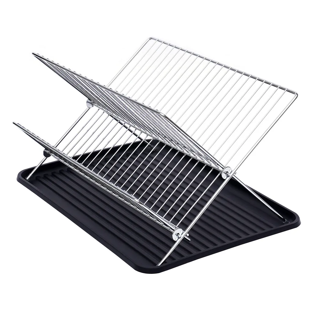 Égouttoir à vaisselle vertical inox compact pour assiettes et bols 45cm - 6