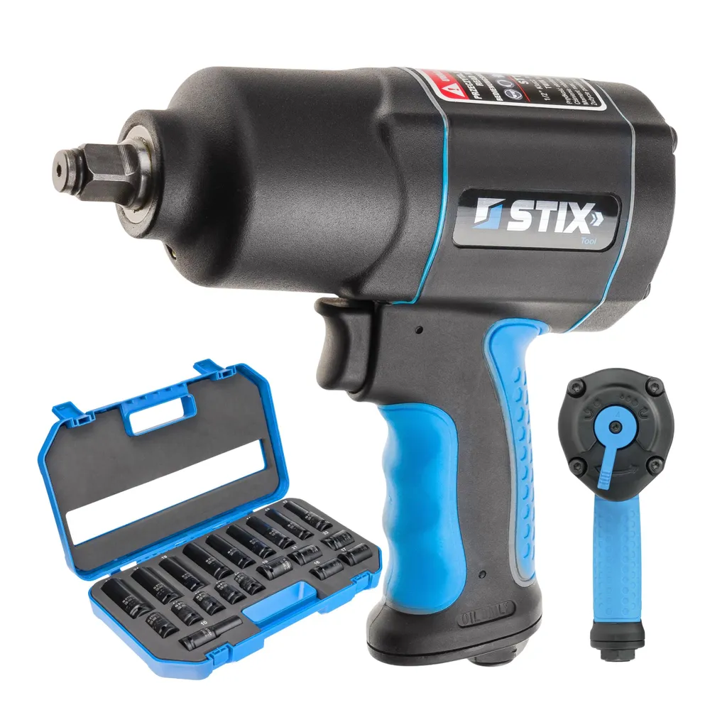 Avvitatore Pneumatico STIX STT-17 1/2": 1700Nm di Qualità Industriale