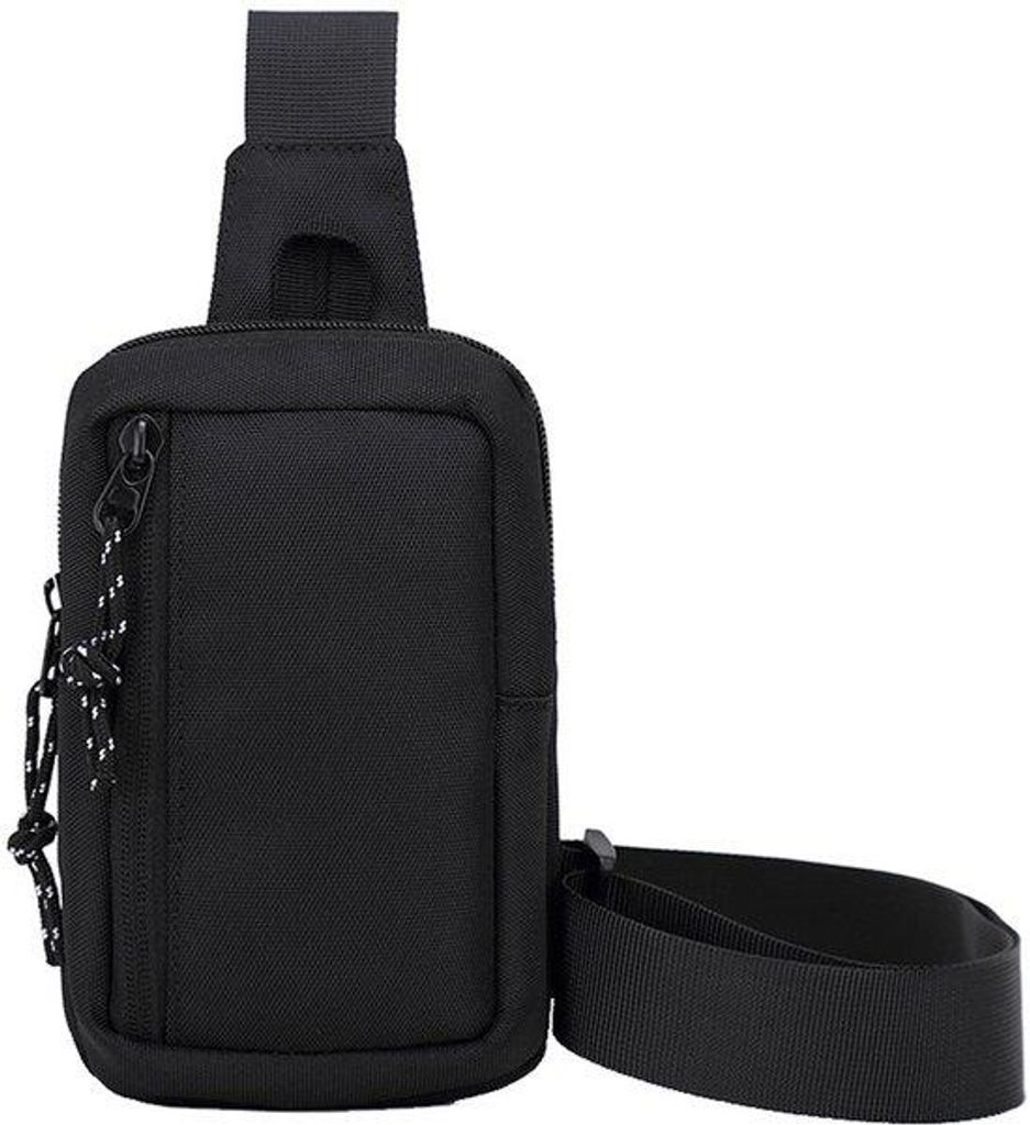 Klein Schwarz Crossbody-Tasche für Männer und Frauen