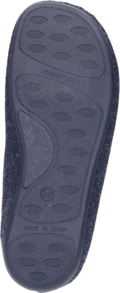 Dr. Brinkmann Damen Herren Pantoffeln Filz Hausschuhe 320041, Größe:43 EU, Farbe:Blau