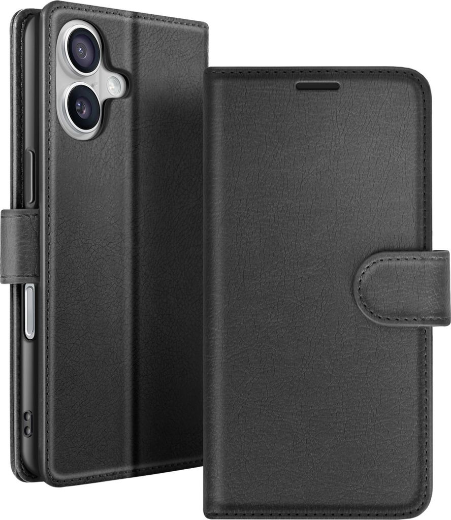 Zanaé, Portemonnaie Etui iPhone 17 Air Ständer Magnetlasche, Schwarz