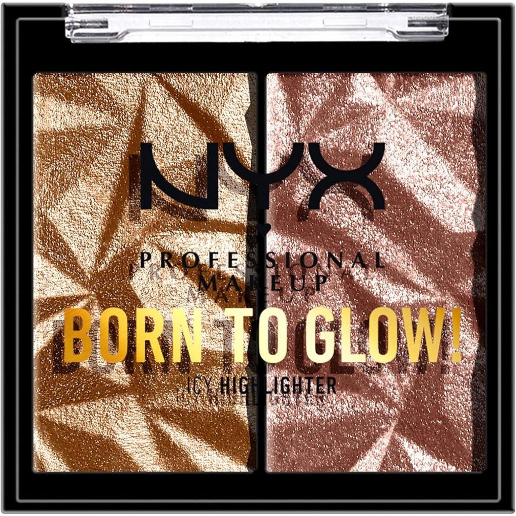 Nyx - Funkelnder Highlighter Duo - Born To Glow - Bout The Bronze & Gem Storm