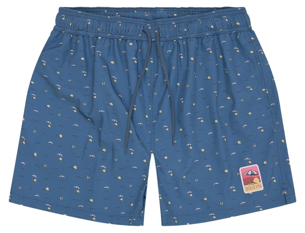 Bavarian Caps Badehose "Dolce Vita" - blau M