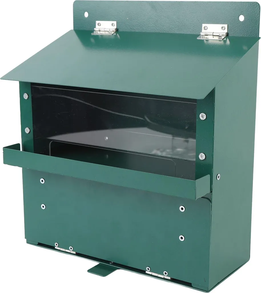 Mangeoire écureuil métal durable : fini le bois rongé et la moisissure