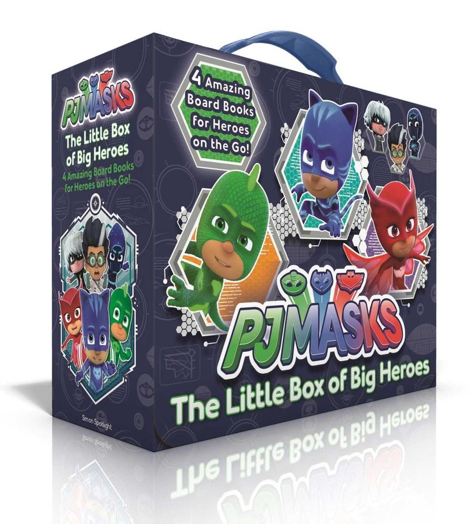 The Little Box of Big Heroes (Boxed Set): Pj Masks Save the Library; Hero School; Super Cat Speed; Race to the Moon!