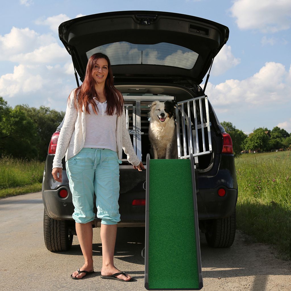 LZQ Große Hunderampe Auto, Klappbare Hunderampe mit Produktbild 8