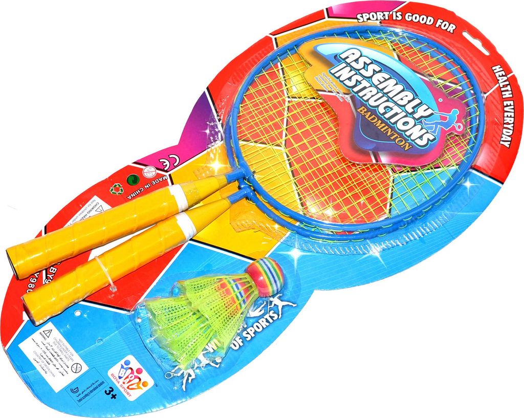 Badminton-Set mit Bällen 44 cm
