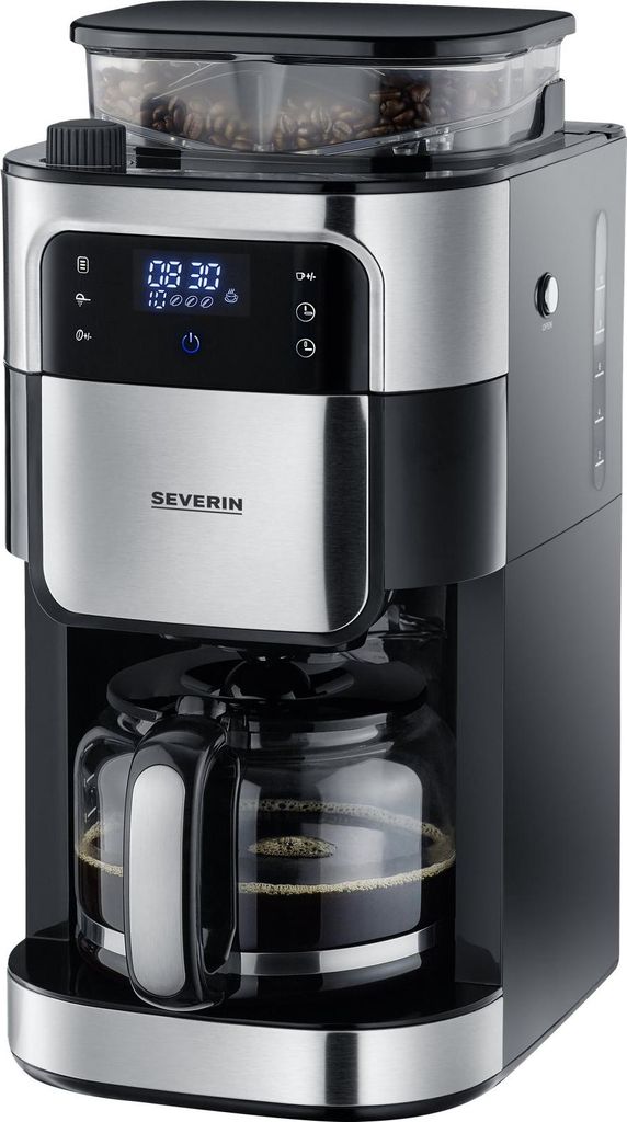 Severin KA 4813, Kávovar, Kávové zrná, Mletá káva, Vstavaný Obrázok produktu 