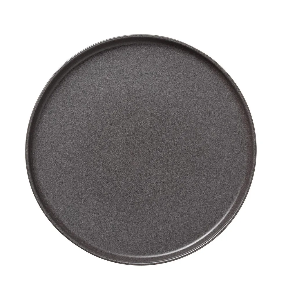 Piatto piano Ø 33 x 3 cm, serie: ROCKZZERO One Stone Grey