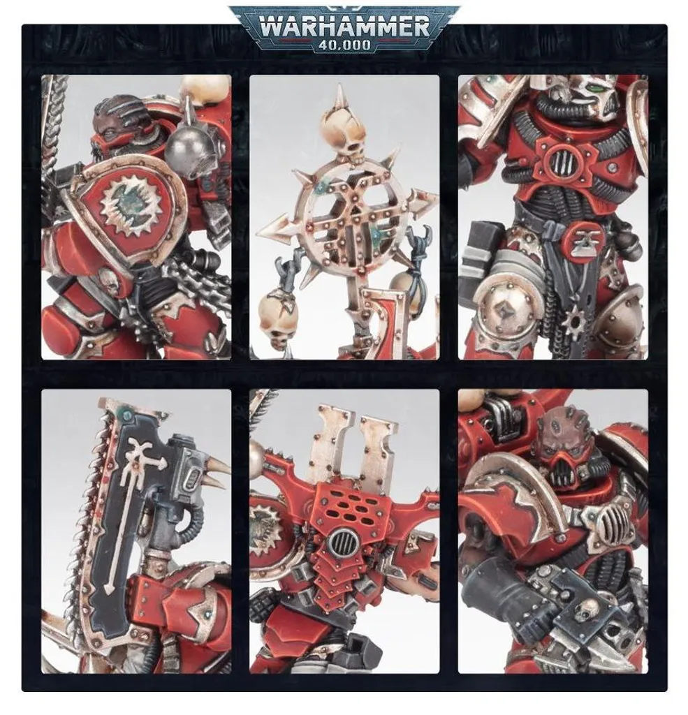 Berserkers de Khorne Warhammer 40K - Kit d'Assemblage Multi-Poses 10 Unités - 6