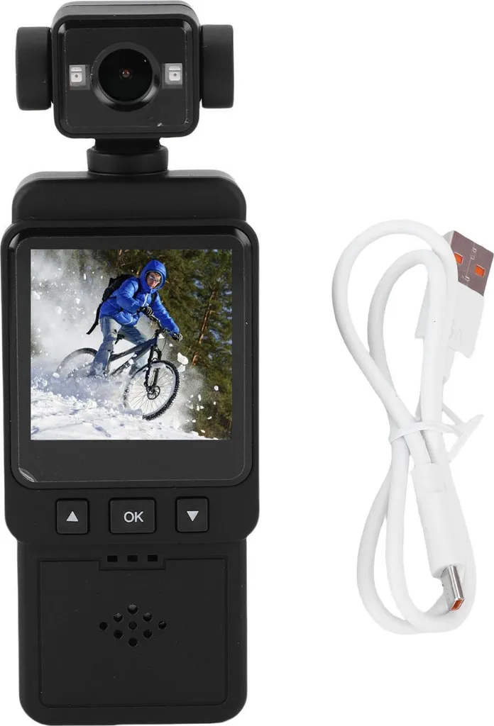 Appareil photo 4K avec stabilisation intelligente et connexion WiFi sans fil
