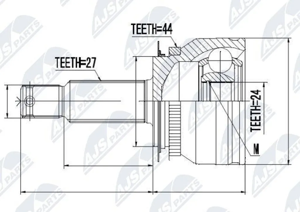 Réparation transmission Cerato avec joint de cardan NTY OE 495012F510