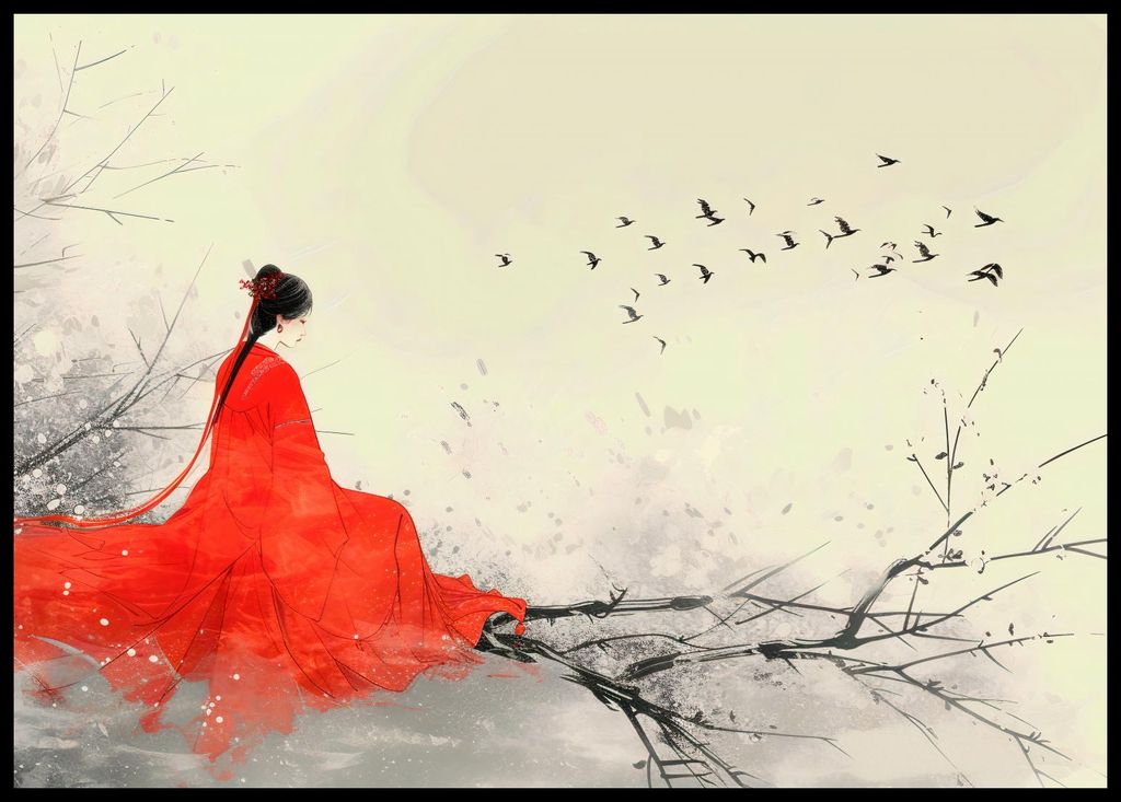 Plakat 84x59,5cm Diva Auf Dem Ast