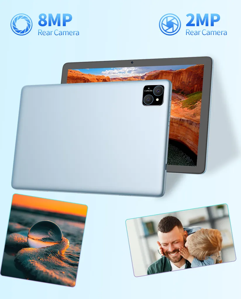 Tablette Tactile 10 Pouces Pack Bureau Complet avec Android 14 et 128Go - 9