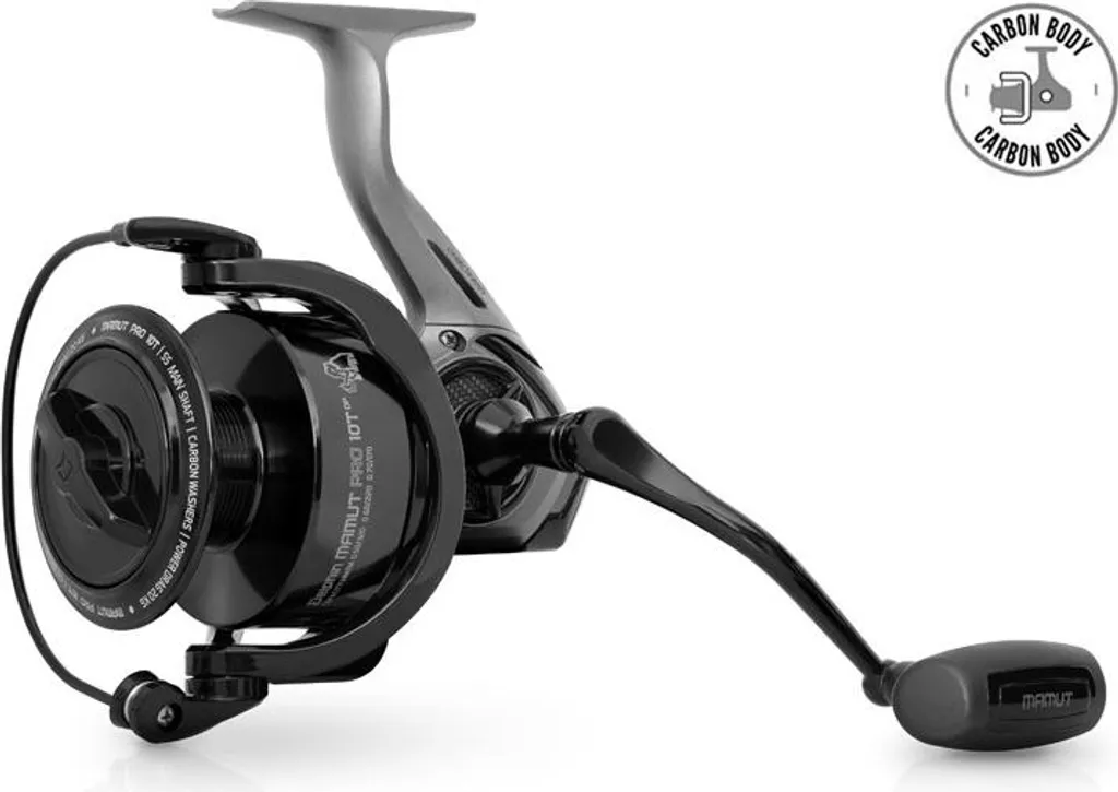 Moulinet Carpe pour Longue Distance Delphin Mamut Pro 10T Ambidextre