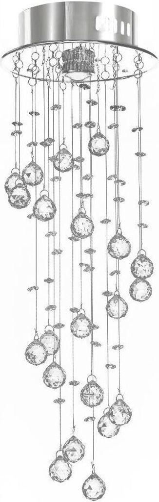 A close-up studio shot of a crystal chandelier.