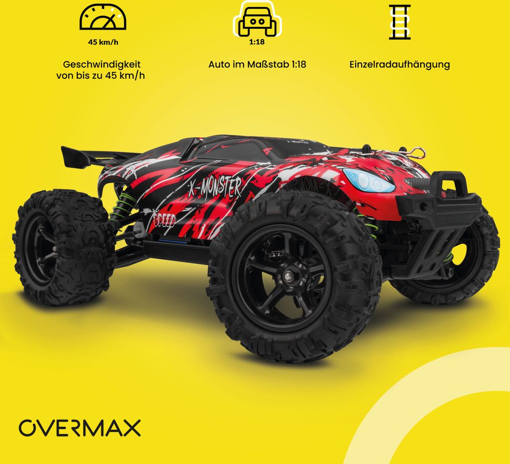X-Monster 3.5 Truck ferngesteuertes RC Auto 45 km/h, 1:18, Produktbild 2