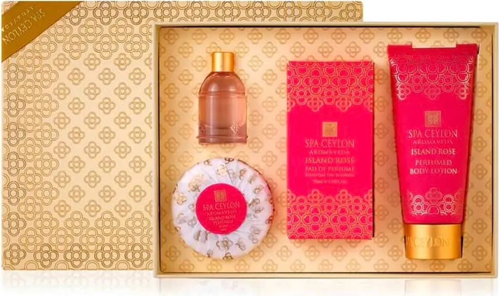 Coffret Cadeau Parfum Femme Island Rose Eau de Parfum Florale Intense