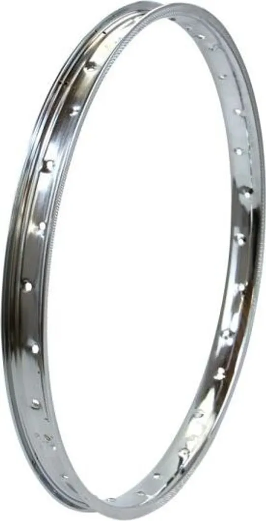 Cercle de roue chromé 1.20-17 28T type boîte pour cyclo Piaggio Bravo