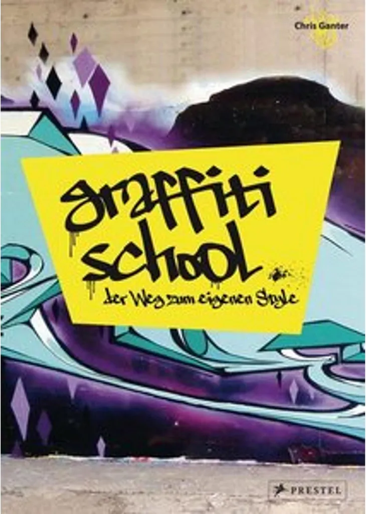 Cartable Scolaire Graffiti School à Motifs Street Art Multicolore
