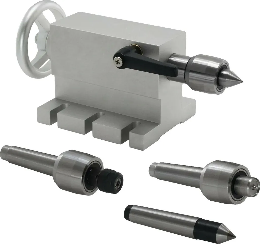 Poupée mobile manuelle 65mm pour machine CNC et tour à bois de précision