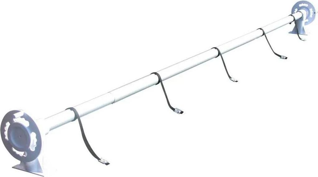 Gre Accessories Rollabdeckung Für Aufstellpools Weiß Weiß One Size