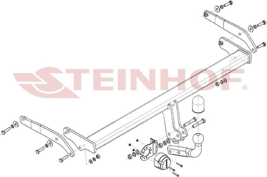 Z545879 Anhängerkupplung passend für AUDI A3 04/2020- starr