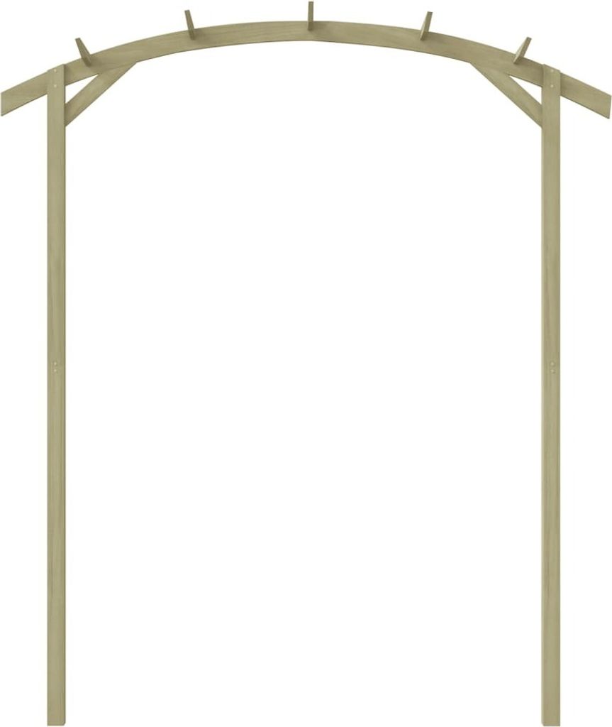 vidaXL Záhradná pergola z impregnovaného borovicového dreva Obrázok produktu 