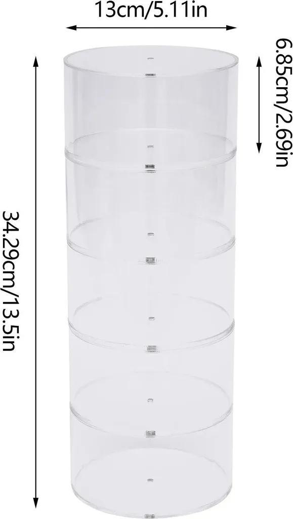 Organiseur de ceintures en polycarbonate à 5 compartiments empilables - 3