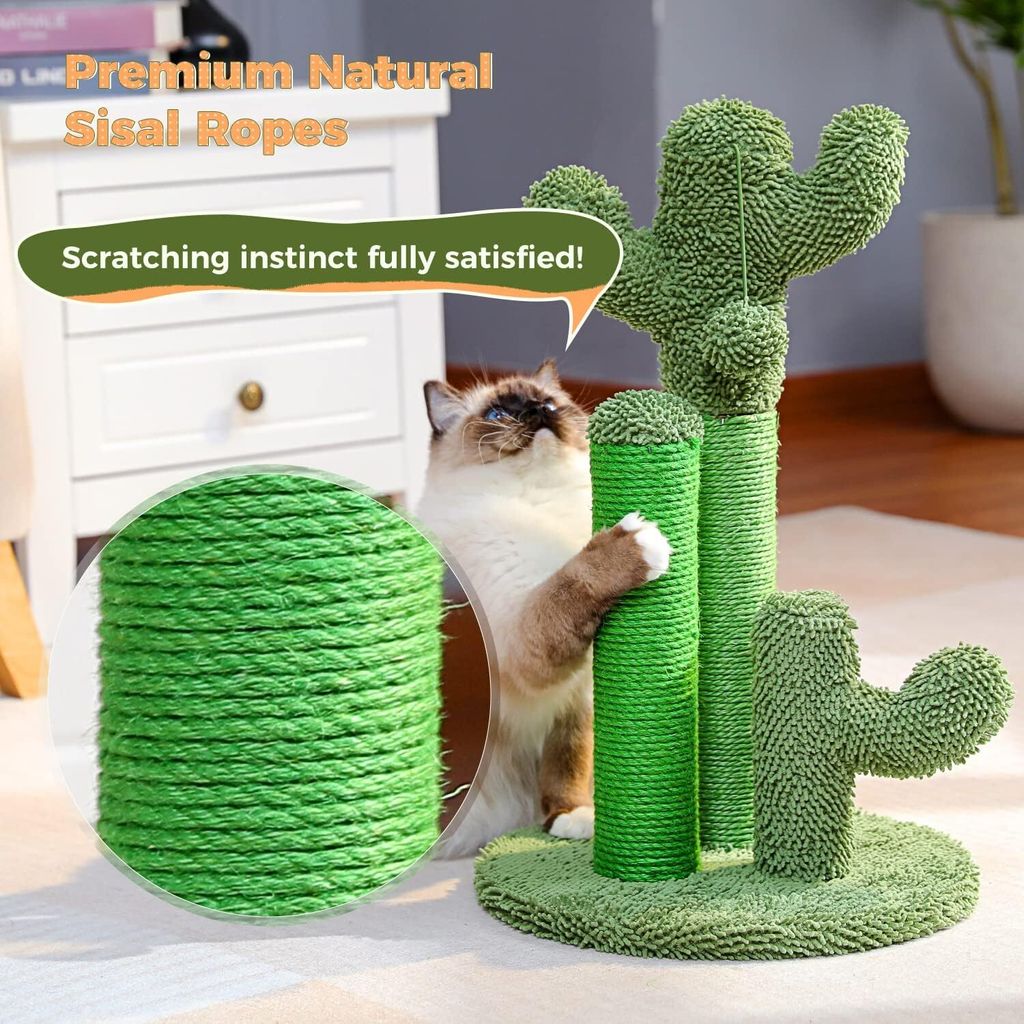 PurpurRain Kratzsäule Kaktus-Katzenkratzbaum M mit Produktbild 5