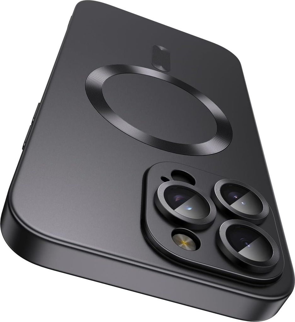 Magnetische Hülle für iPhone 16 Pro Matt Silikon Handyhülle Produktbild 