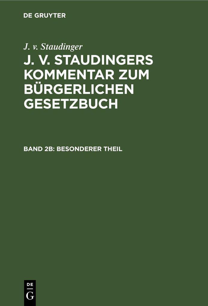 Besonderer Theil