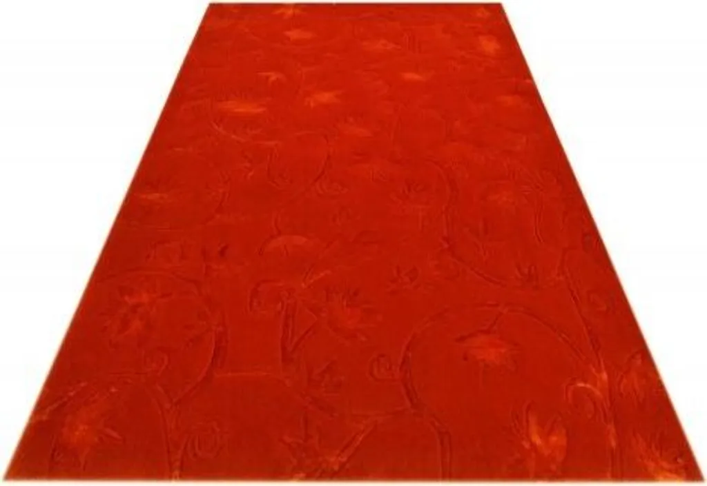 Tapis de salon Malorca rouge 140x200 cm - Style moderne et élégant