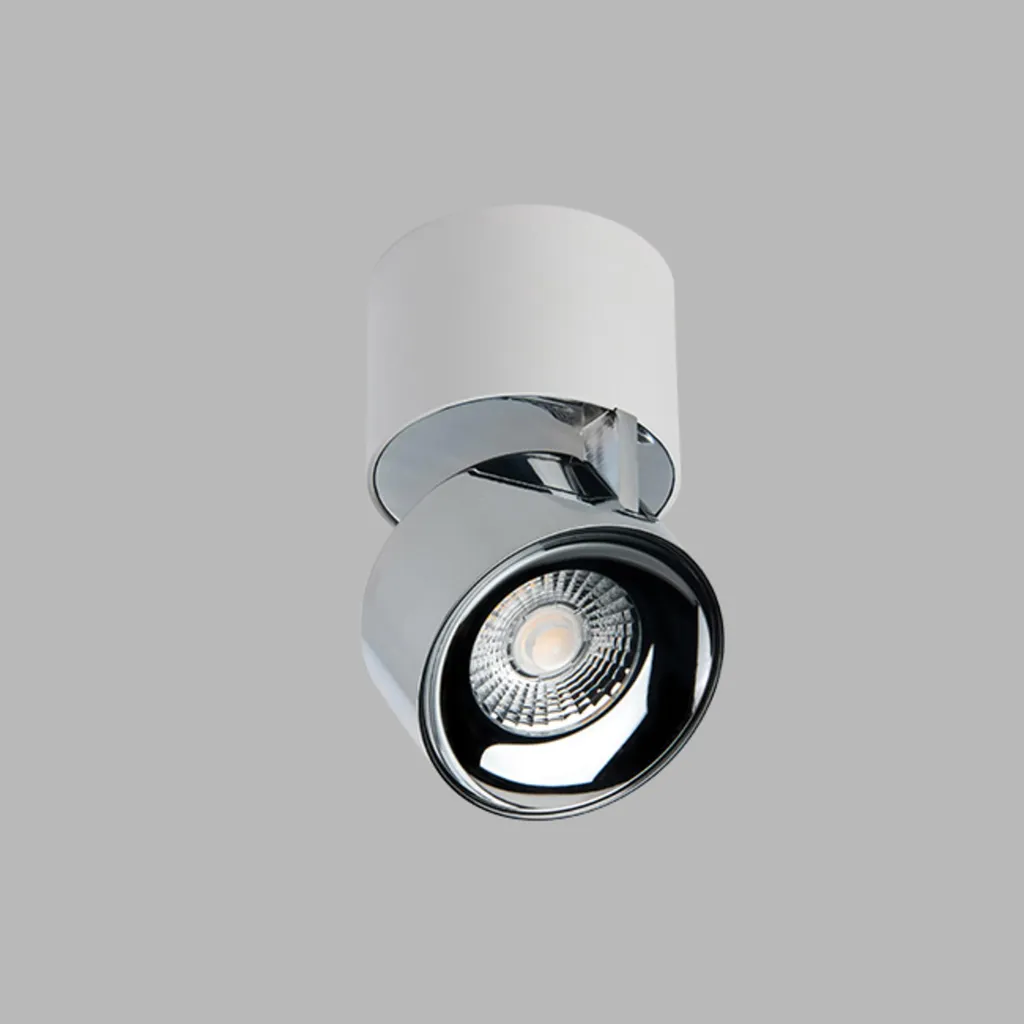 Plafonnier LED orientable fini les zones d'ombre avec rendu CRI90 DALI