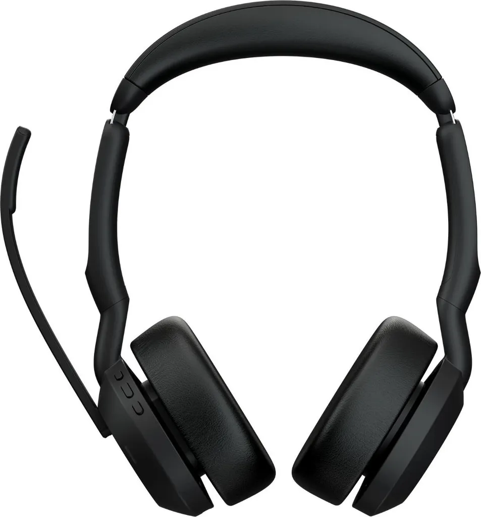 Jabra Evolve2 55 Wireless Cuffie Office Bluetooth con Base Ricarica Nero - 12