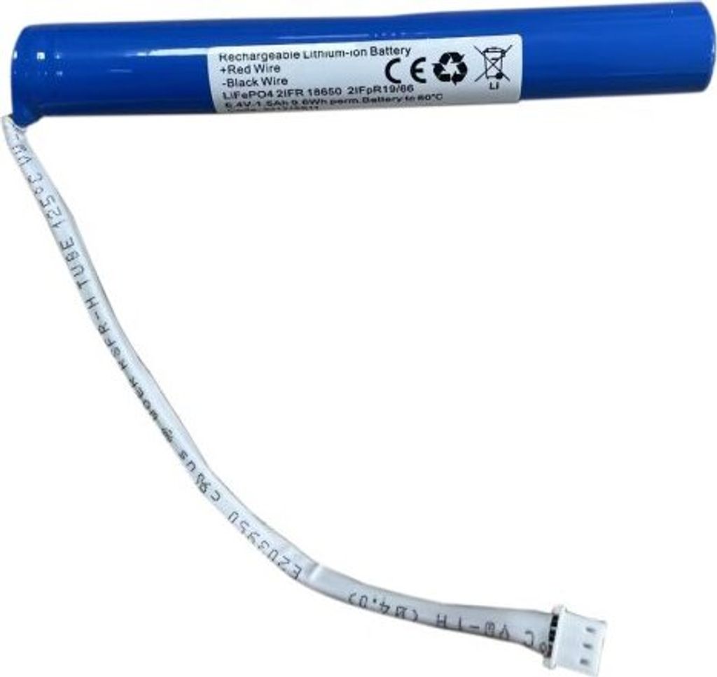 DOTLUX Ersatzakku für NOTSTROM AKKU-KIT (Art.Nr.5806 & 3923-2) 18650 LiFePO4 6.4V 1500mAh