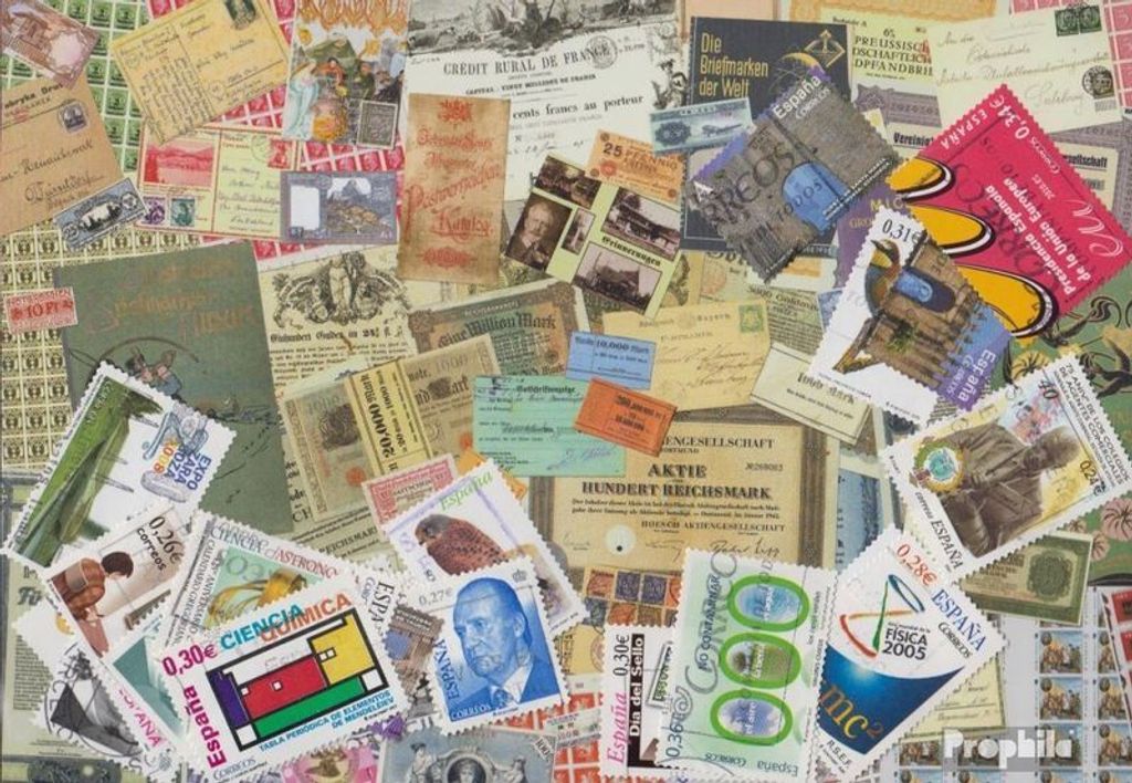 Briefmarken Spanien ab 2001 25 verschiedene Marken