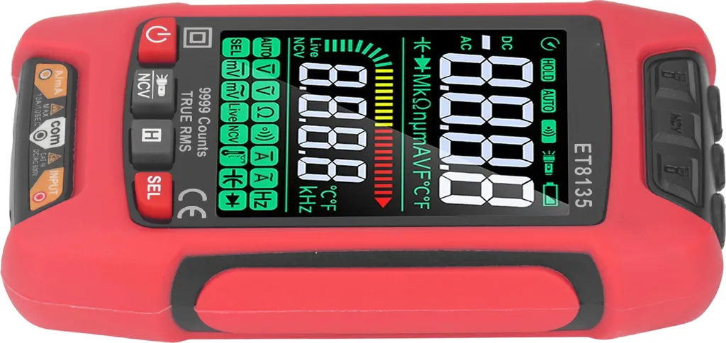 Multimètre digital de précision pour dépannage électrique maison ET8135 - 4
