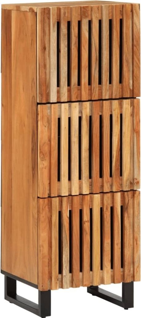 Highboard 40x34x110 cm Massivholz Akazie