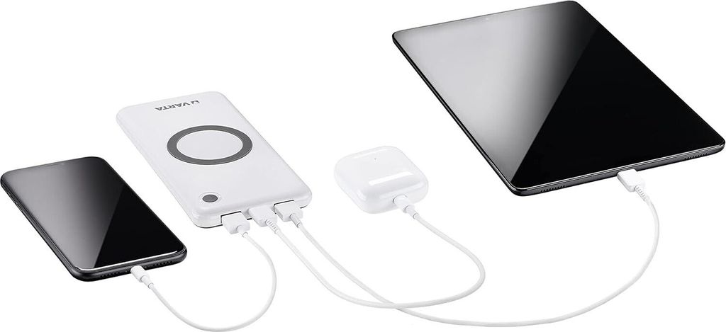 VARTA Zusatzakku "Wireless Power Bank" 10.000 mAh weiß Produktbild 25