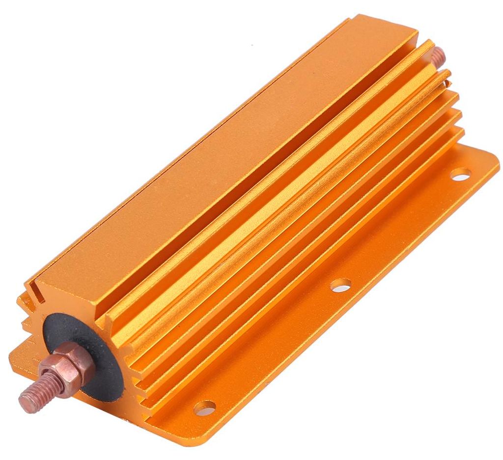 RX24, 200W, rezistor 1R, pouzdro z pozlaceného hliníku, Obrázek produktu 